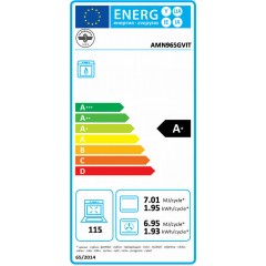 La Germania AMN96 5 G VI T Κουζίνα Υγραερίου & Ρεύματος 115lt με Εστίες Υγραερίου Π89.7εκ. Κόκκινη